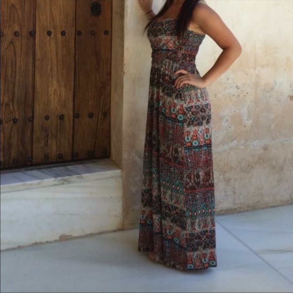 Aztec Maxi Dress